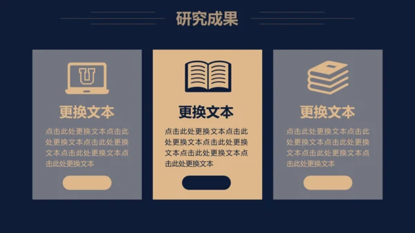 深色毕业论文答辩通用PPT模板