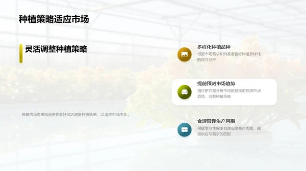 花卉产业：创新与策略