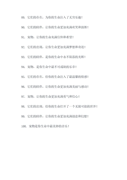买宠物的标语