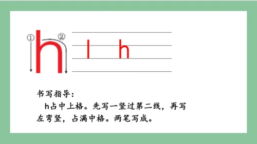 部编版语文一年级上册汉语拼音 5 g k h（课件）