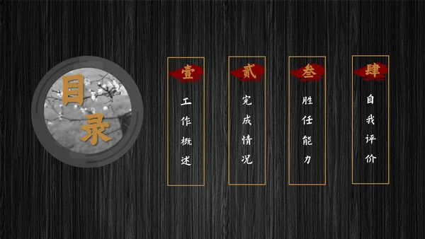 述职报告通用PPT母版