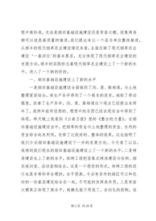 国家烟草专卖局姜成康局长调研讲话.docx