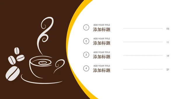 高清咖啡产品介绍下午茶咖啡厅PPT模版
