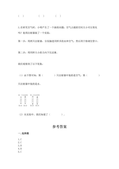 教科版三年级上册科学期末测试卷（满分必刷）.docx