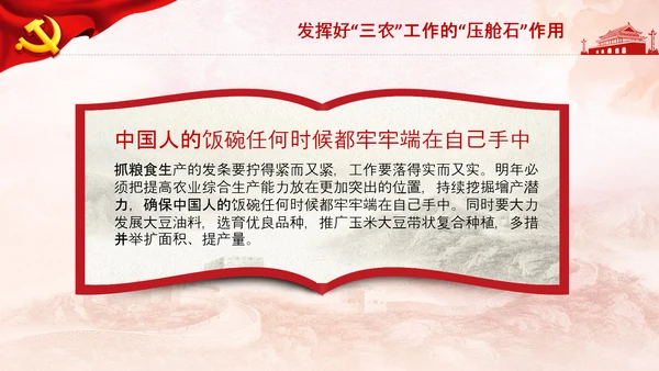 学习中央农村工作会议精神三农乡村振兴PPT