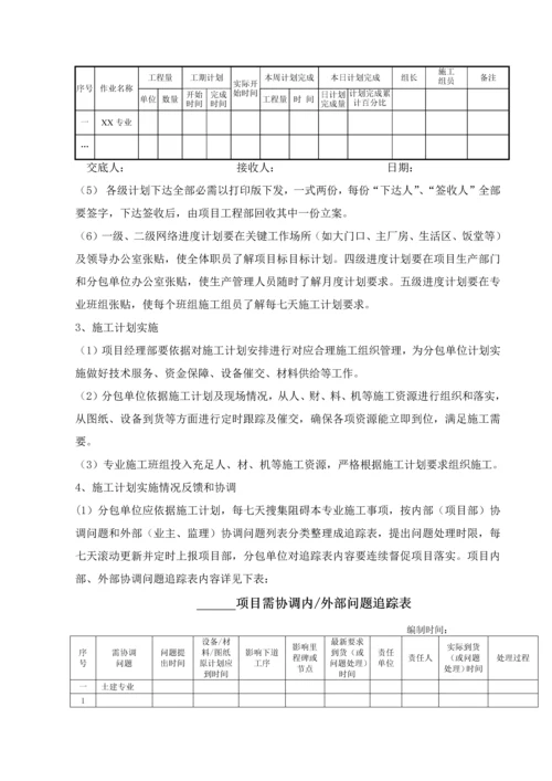 综合标准施工进度控制管理核心制度.docx