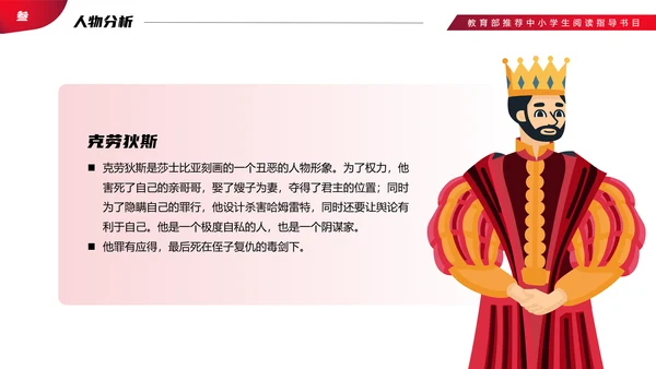 小学生阅读《王子复仇记》读书笔记PPT