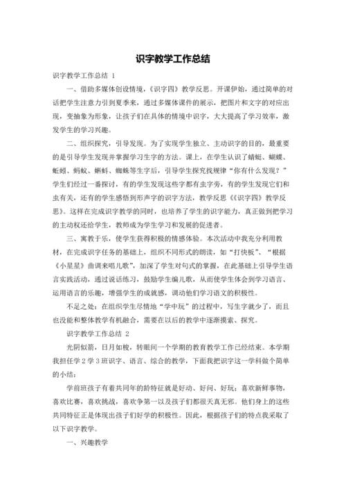 识字教学工作总结.docx