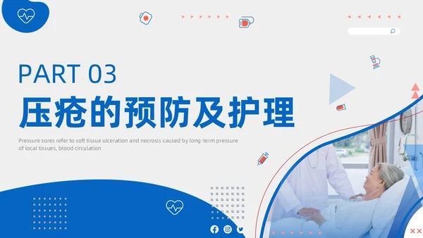 护理小讲课压疮的预防及护理小讲课商务PPT护理查房