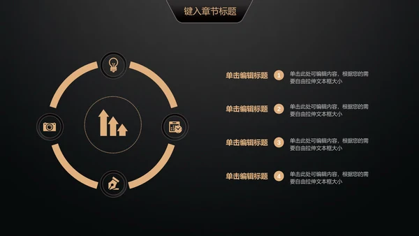 黑金轻奢商业计划书通用PPT模版