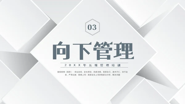 深色简约五维管理PPT模板宣传PPT动态PPT领导力