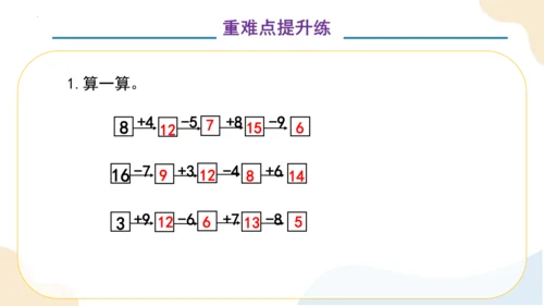 第二单元 整理和复习 （教学课件）一年级下册数学同步备课资料包（人教版2024）(共41张PPT)