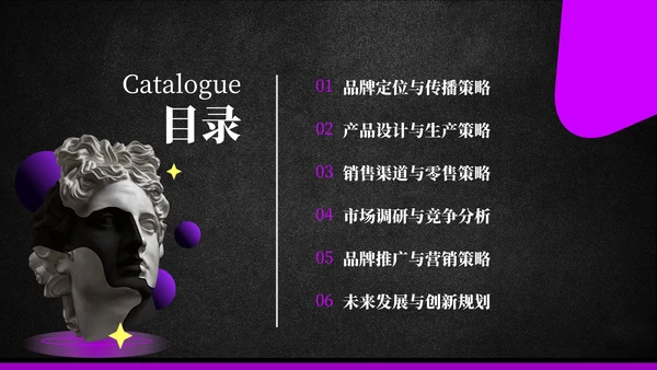 黑色科技风时尚品牌策划方案