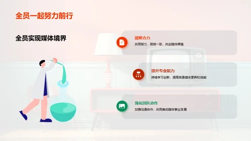 媒体事业的昨今明