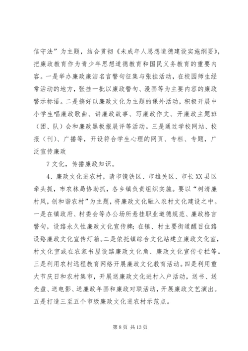 在全市廉政文化建设座谈会上的讲话.docx