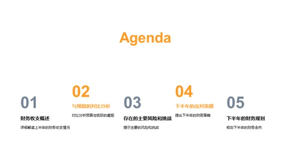 半年财务回顾与展望