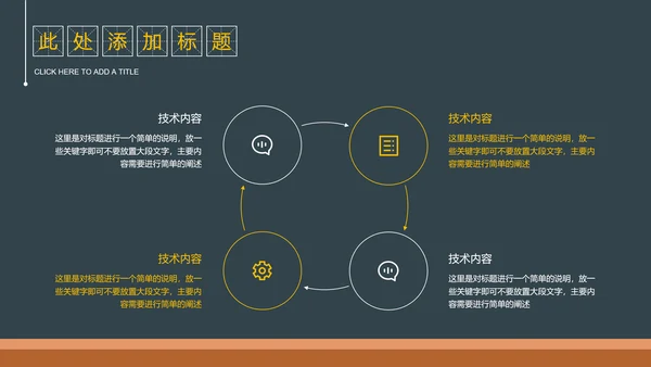 黑色简约黑板风教育教学通用PPT演示模板