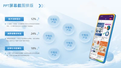 蓝色商务风样机截图图文页