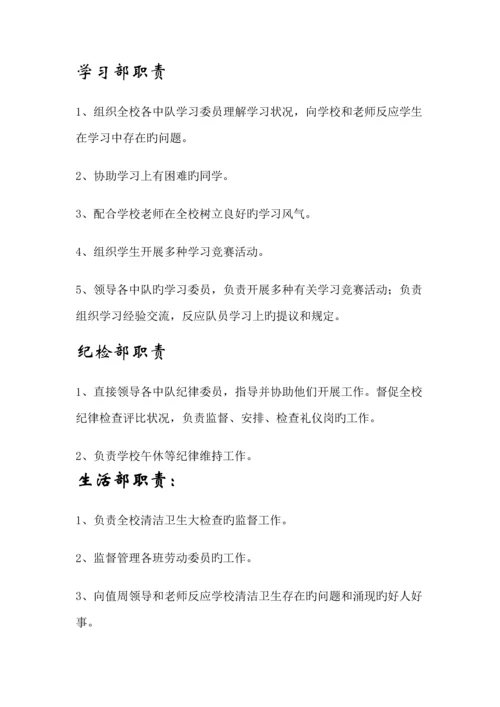文寺小学少先队组织机构及职责.docx
