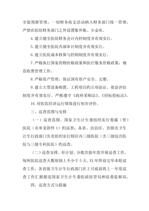 大型医院巡查工作方案年度.docx