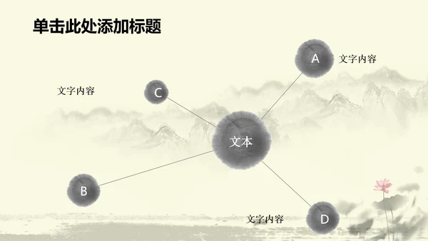 水墨中国风中医足疗ppt动态模板
