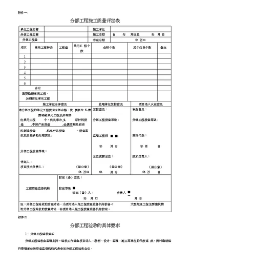 水利工程竣工验收及资料要求