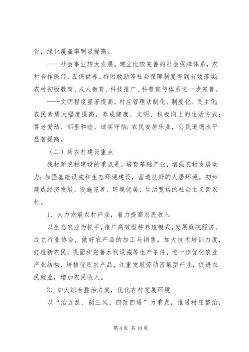 裴李岗村新农村建设实施方案 (3).docx