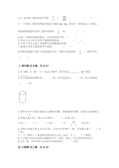 小升初六年级期末试卷精品【能力提升】.docx