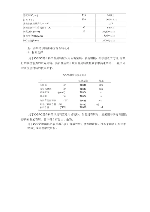 透水防滑沥青混凝土路面技术方案