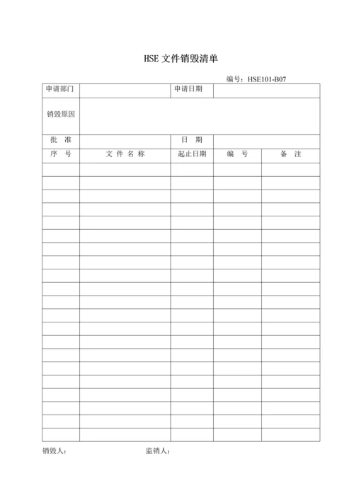 hse管理附表汇总(共81个).docx