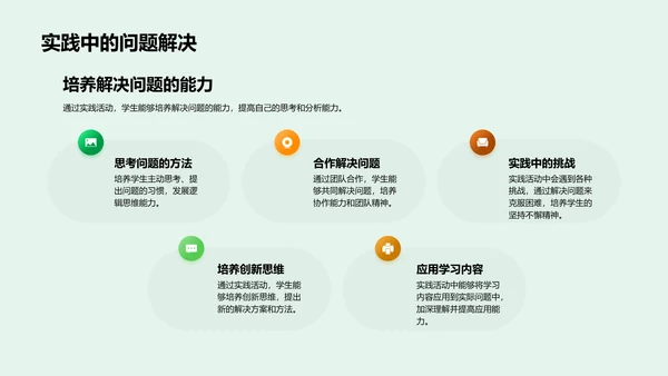 实践中的学习乐趣PPT模板