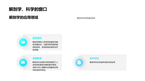 解剖学教学报告PPT模板