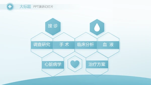蓝色医疗护士进修总结汇报动态PPT