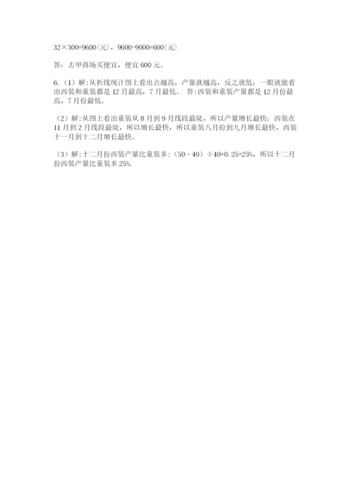 北京版数学小升初模拟试卷附完整答案（考点梳理）.docx