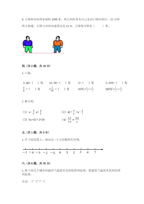 小学毕业班数学检测题含答案（满分必刷）.docx