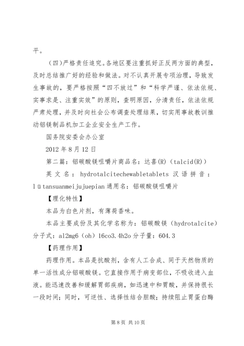 铝镁专项整治方案.docx