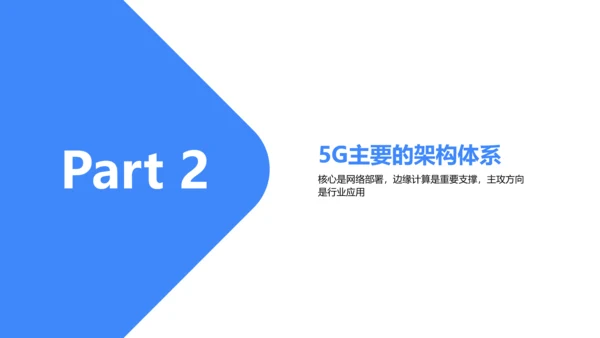 蓝色简约5G为人工智能制造赋能PPT