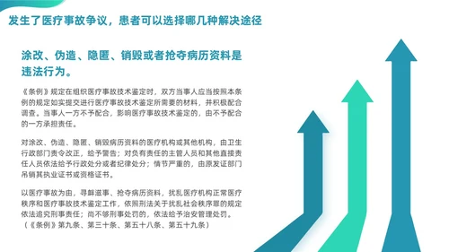 绿色渐变商务简约风格医院法律法规培训PPT