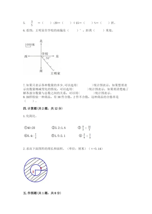 2022人教版六年级上册数学期末考试卷（重点班）.docx