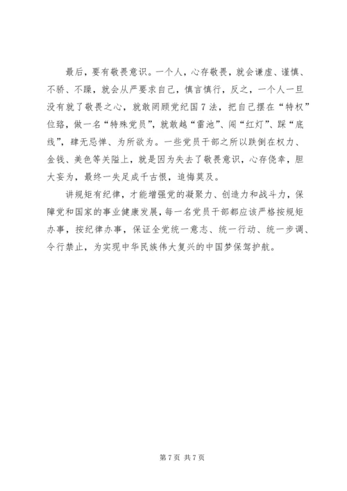 党支部“两学一做”学习教育“讲规矩、有纪律”专题学习总结材料.docx