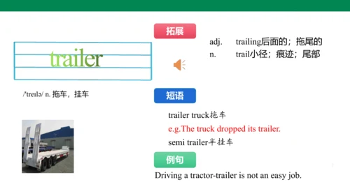 Unit 3 Family ties 单词讲解课件第二课时(含内嵌音频)【新外研（2024）版七上英