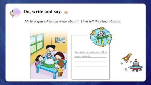 Module 6 Unit 2 The name of the spaceship is Shenz