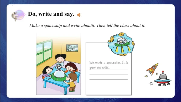 Module 6 Unit 2 The name of the spaceship is Shenz