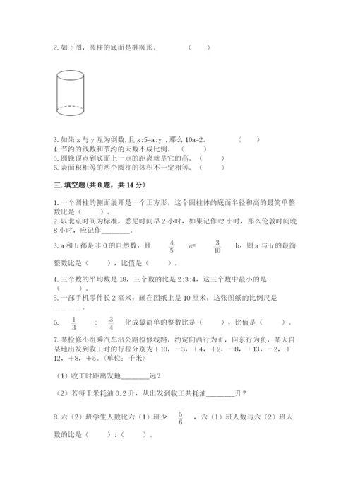 廊坊市霸州市六年级下册数学期末测试卷及一套完整答案.docx