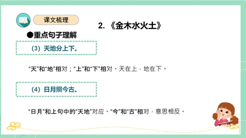 2023-2024学年统编版一年级语文上册第一单元（复习课件）