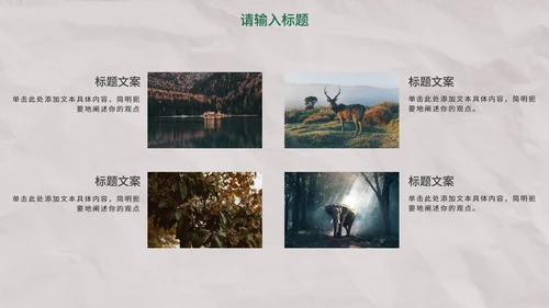 小清新简约淡雅读书分享PPT模板