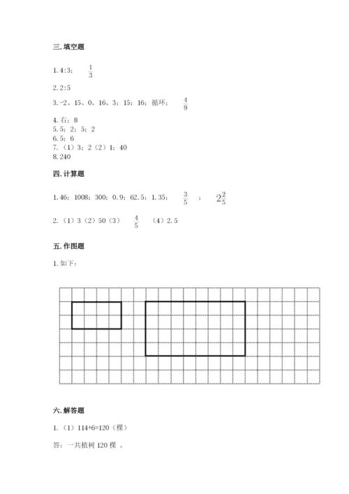 六年级下册数学期末测试卷精品（能力提升）.docx