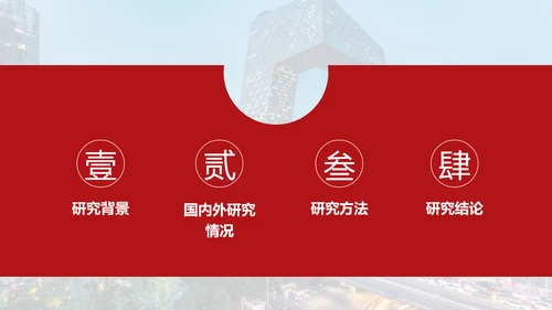 简约风红色金融专业毕业答辩PPT