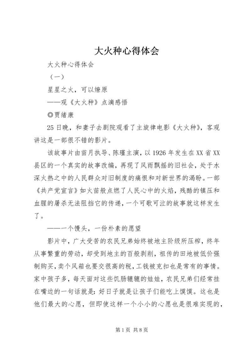 大火种心得体会 (2).docx