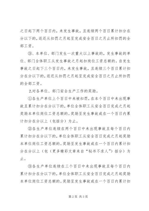 公司百日安全生产考核实施细则 (4).docx